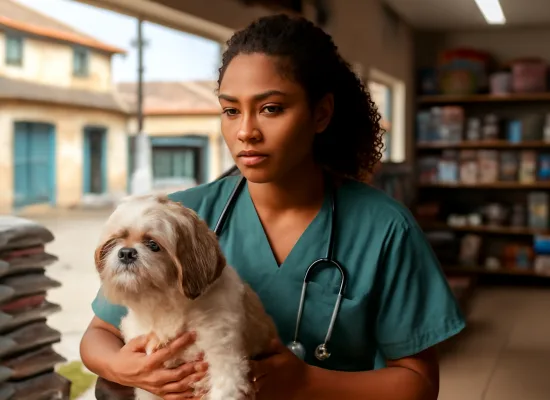 Auxiliar de Veterinário e Pet Shop